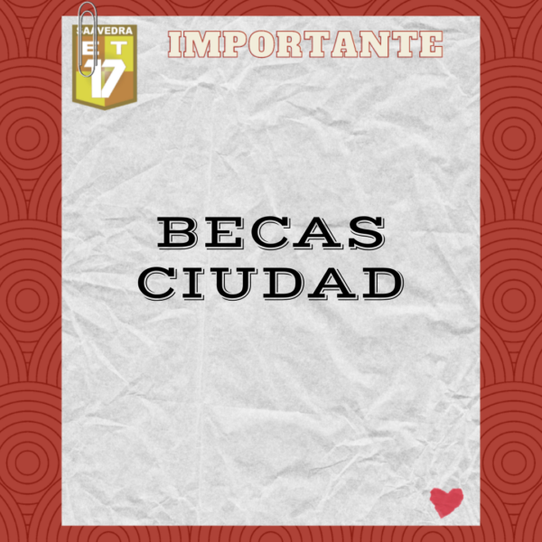 IMPORTANTE BECAS!!